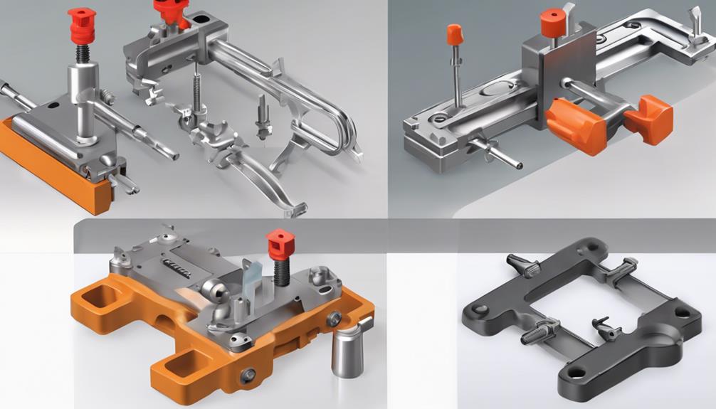 efficient clamping in molding