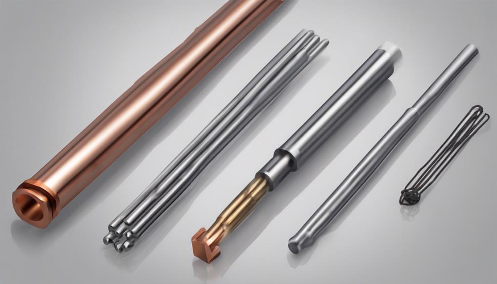 material choice for ejector pins