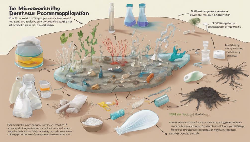 microbes breaking down waste